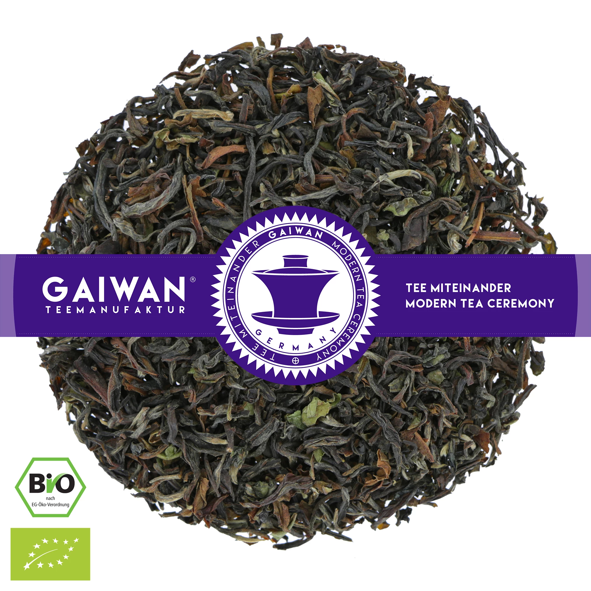 Organic loose leaf black tea "Darjeeling Seeyok Inbetween FTGFOP1"  - GAIWAN® Tea No. 1132