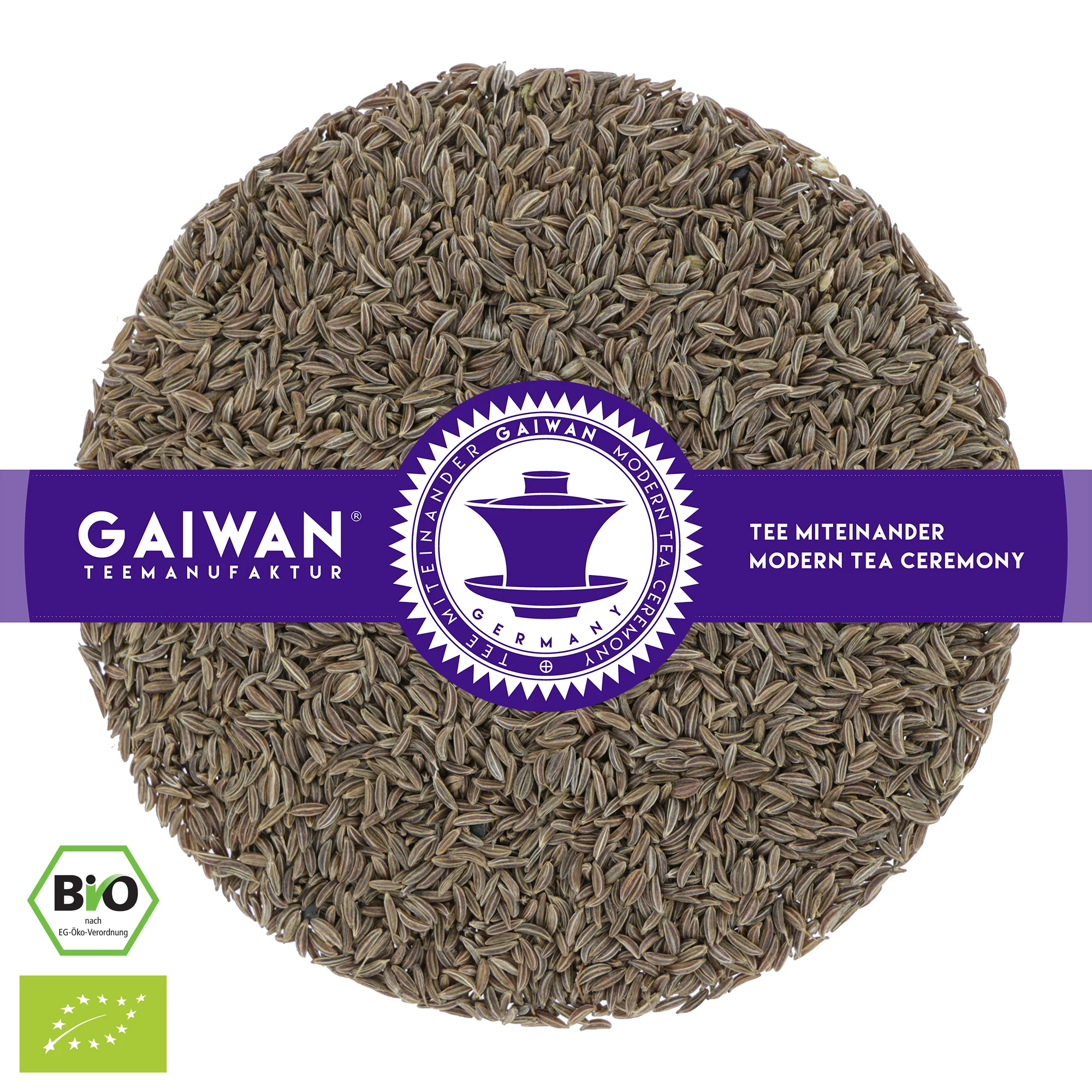 Organic herbal tea loose leaf "Caraway Seeds"  - GAIWAN® Tea No. 1141
