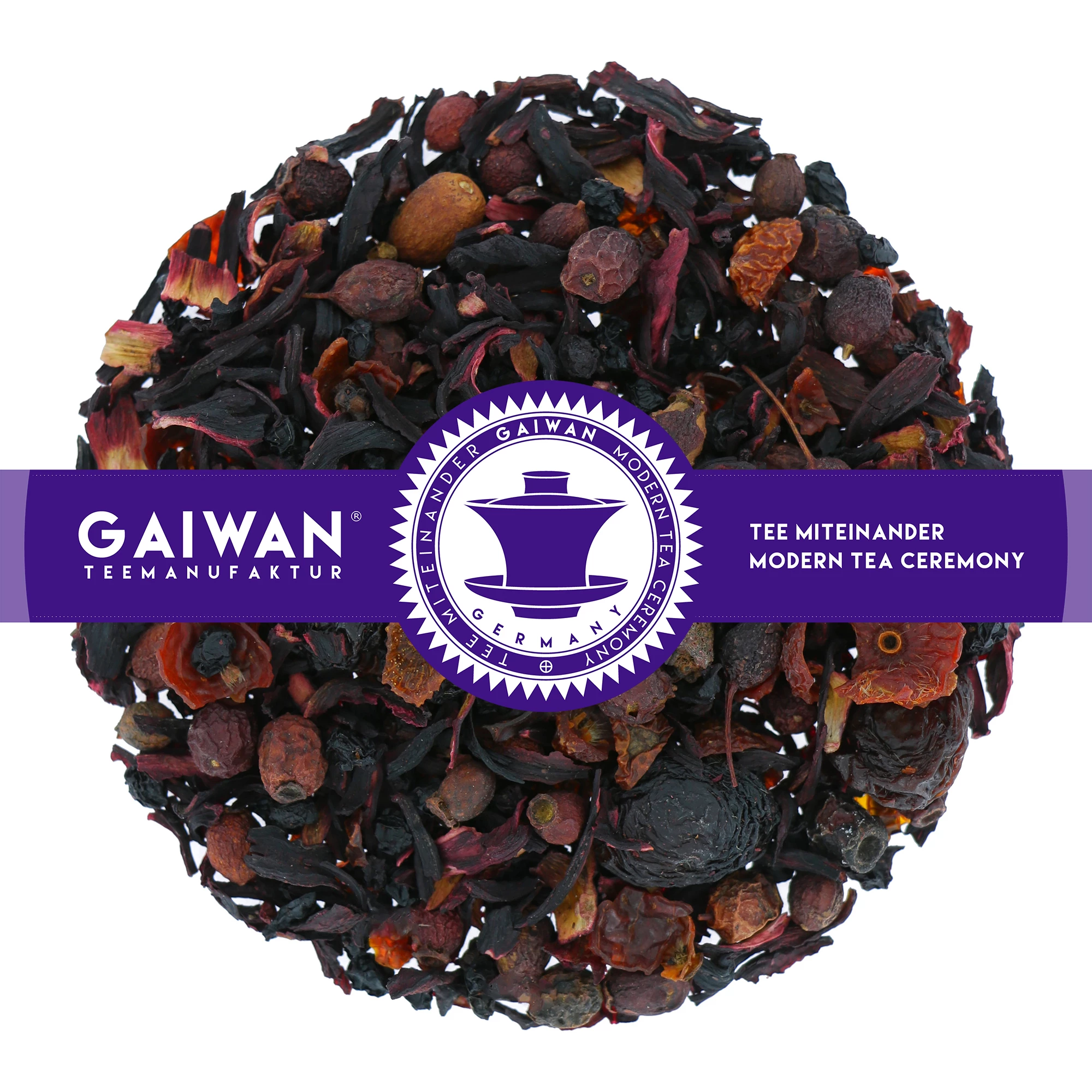 Fruit tea loose leaf "Maroon"  - GAIWAN® Tea No. 1186