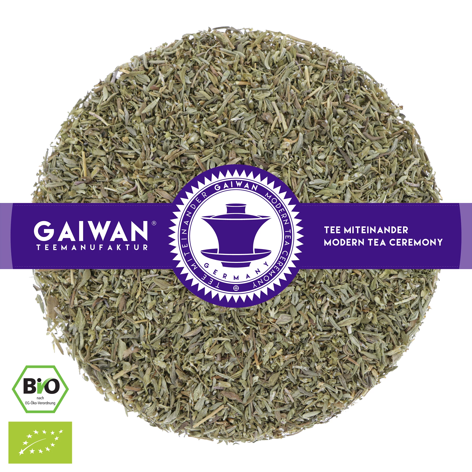 Organic herbal tea loose leaf "Thyme"  - GAIWAN® Tea No. 1219