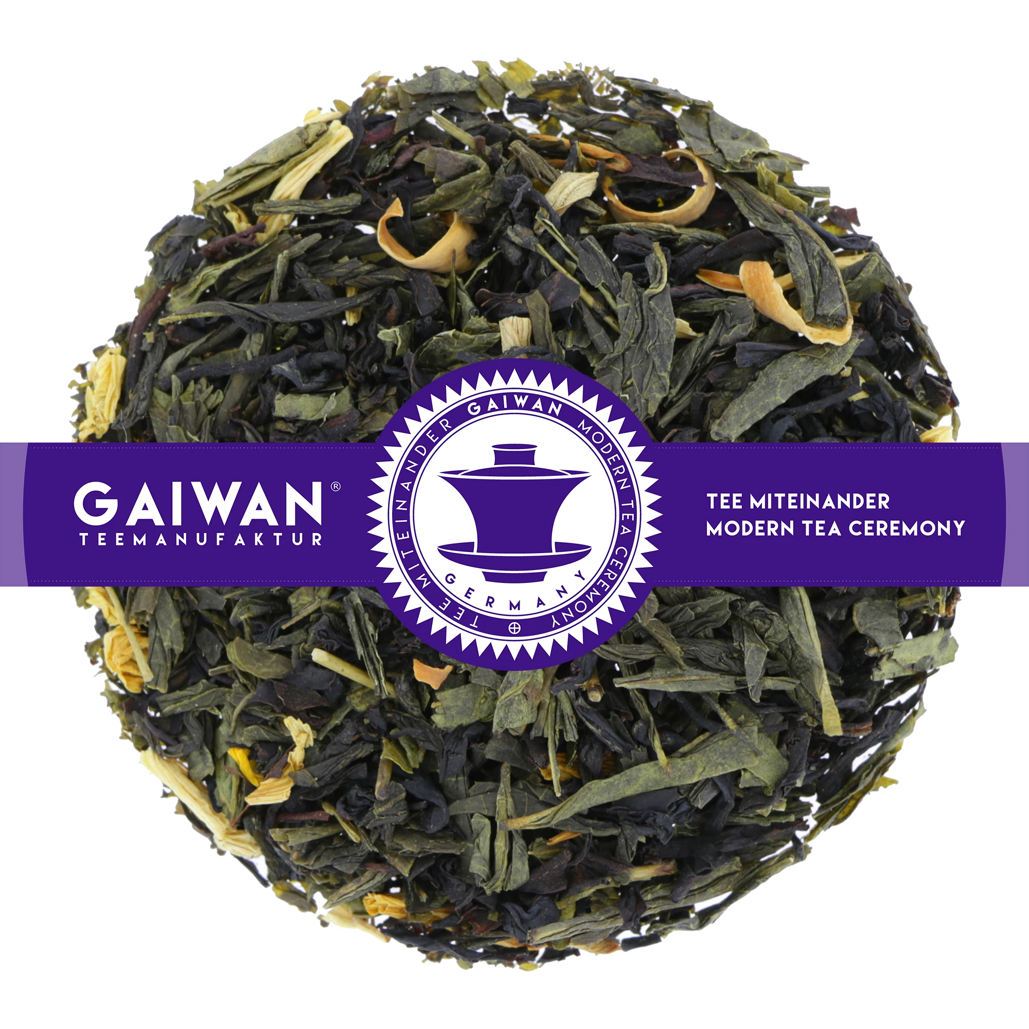 Loose leaf black and green tea "Samba Pa"  - GAIWAN® Tea No. 1247
