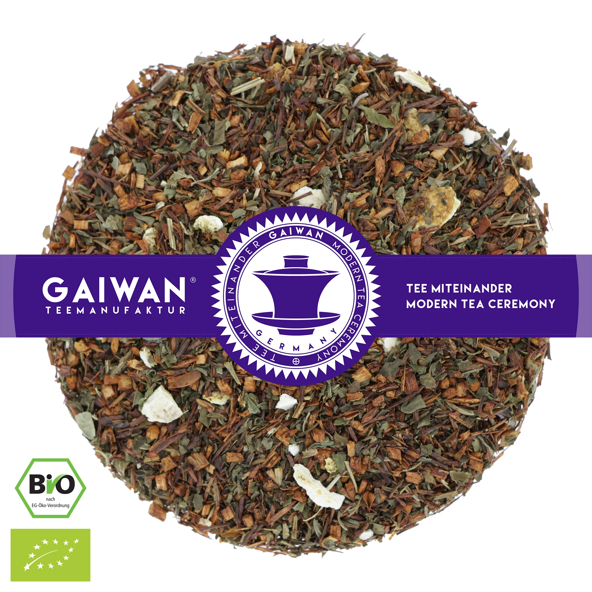 Organic rooibos tea loose leaf "Rooibos Orange Mint"  - GAIWAN® Tea No. 1294