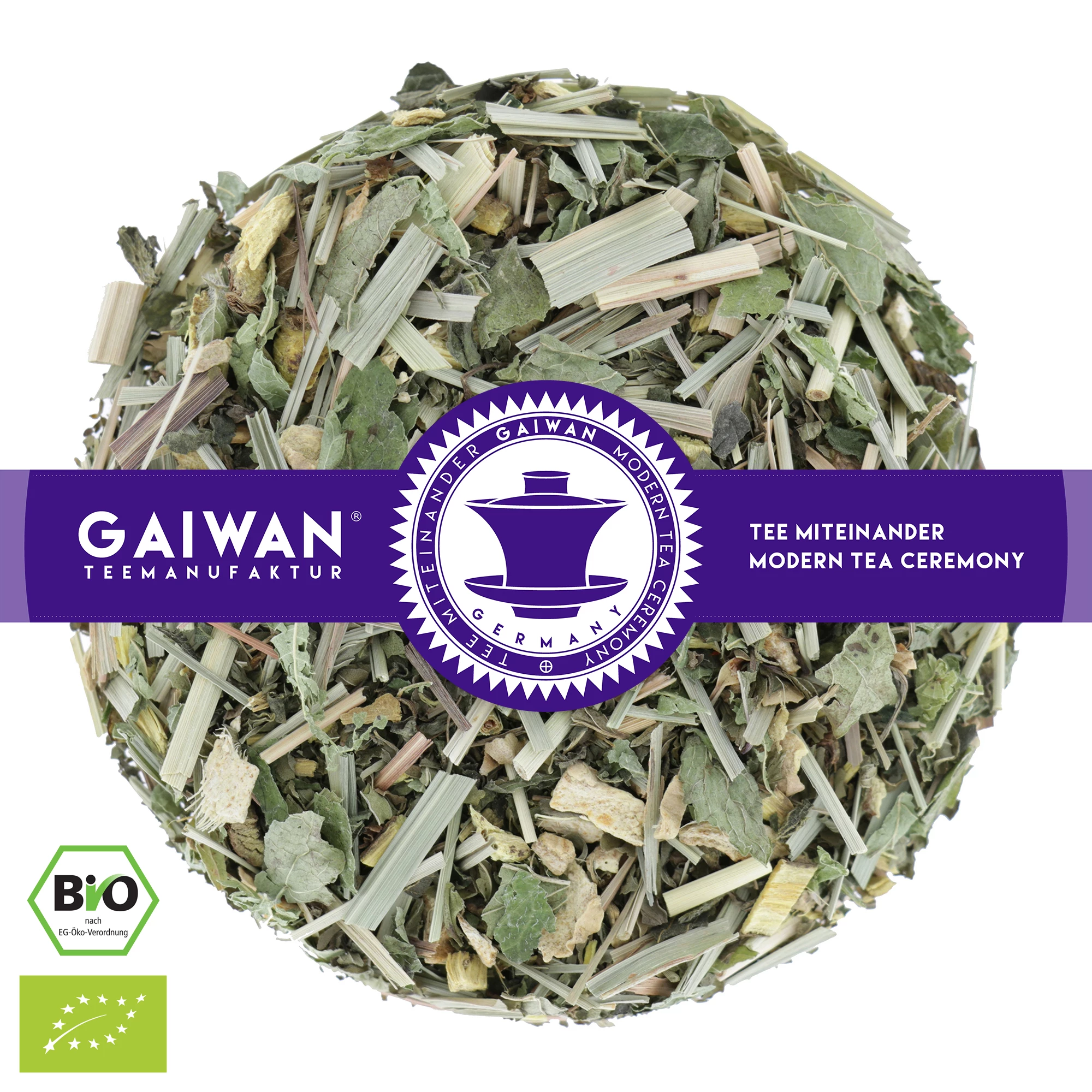 Organic herbal tea loose leaf "Wellness Harmony"  - GAIWAN® Tea No. 1304