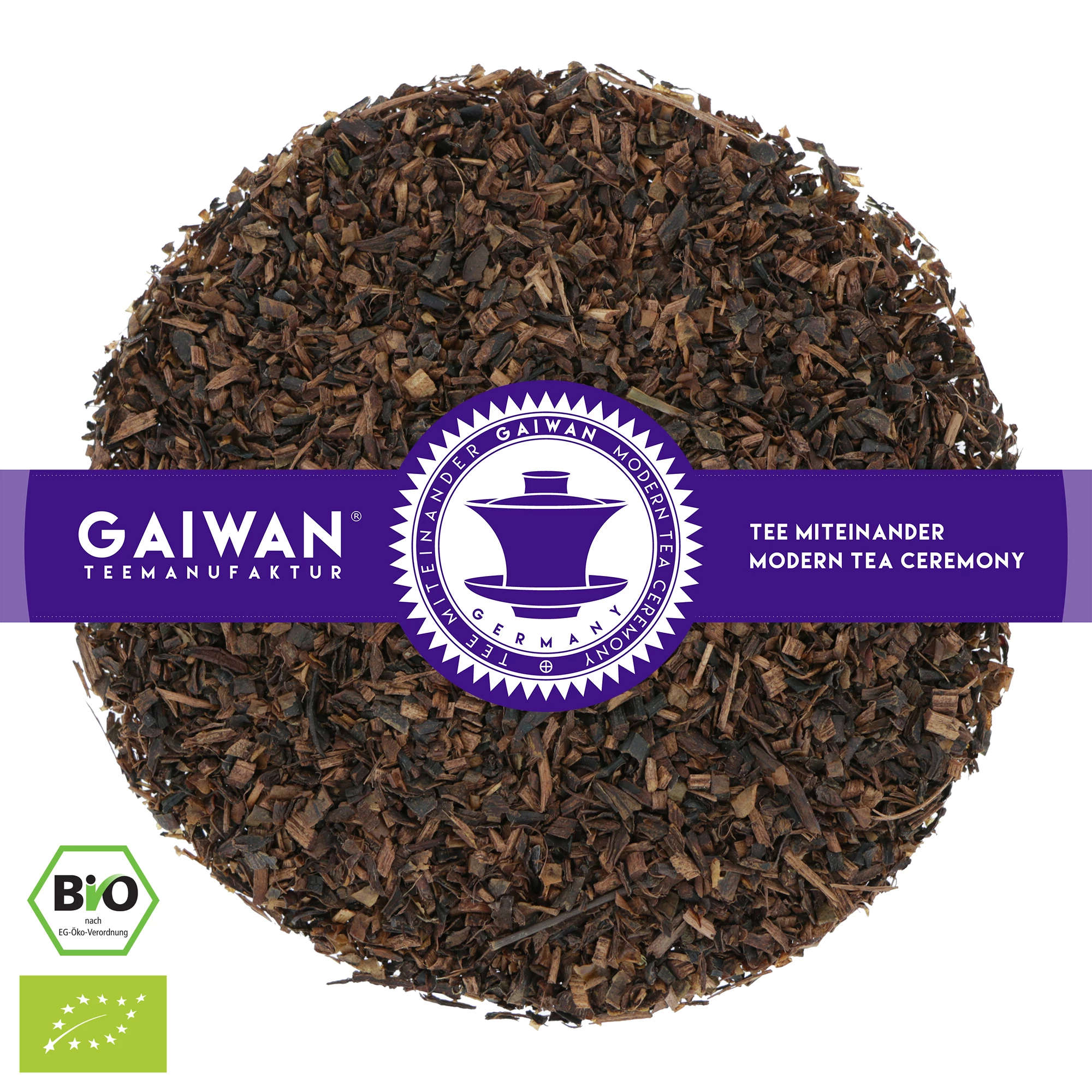 Organic herbal tea loose leaf "Honeybusch Pure"  - GAIWAN® Tea No. 1306