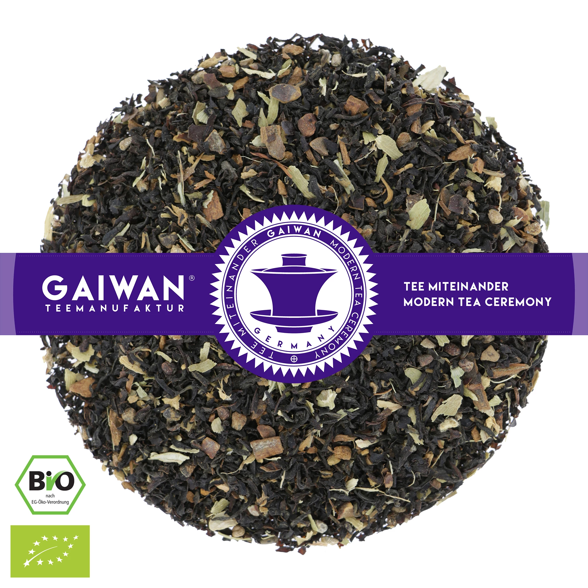 Organic loose leaf black tea "Black Energy"  - GAIWAN® Tea No. 1318