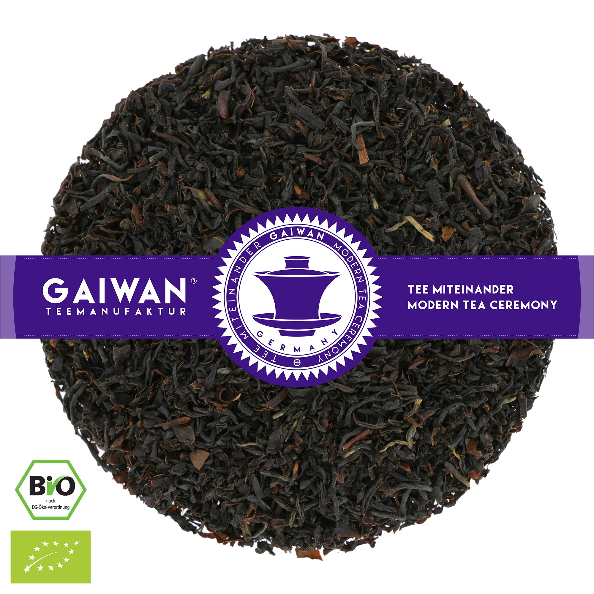 Organic loose leaf black tea "Nilgiri TGFOP"  - GAIWAN® Tea No. 1354