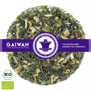 Organic loose leaf green tea "Hemp Kashmir"  - GAIWAN® Tea No. 1290