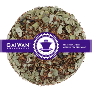 Organic rooibos tea loose leaf "Blackcurrant"  - GAIWAN® Tea No. 1279